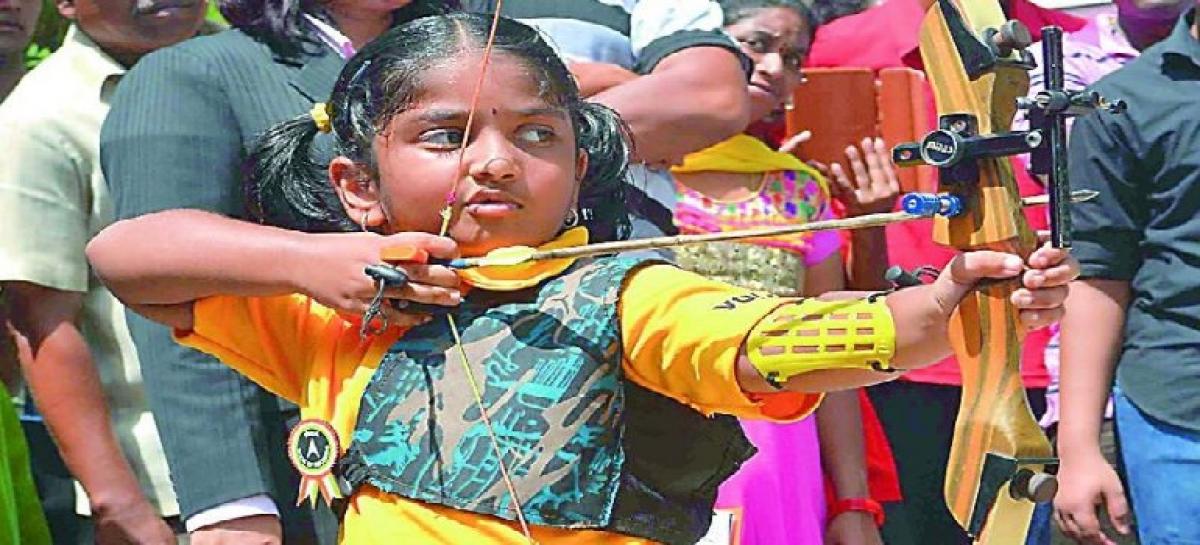 5-year-old girl from Vijayawada creates record in Archery